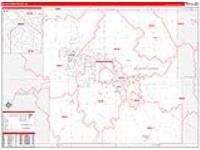 Black Hawk, Ia Carrier Route Wall Map